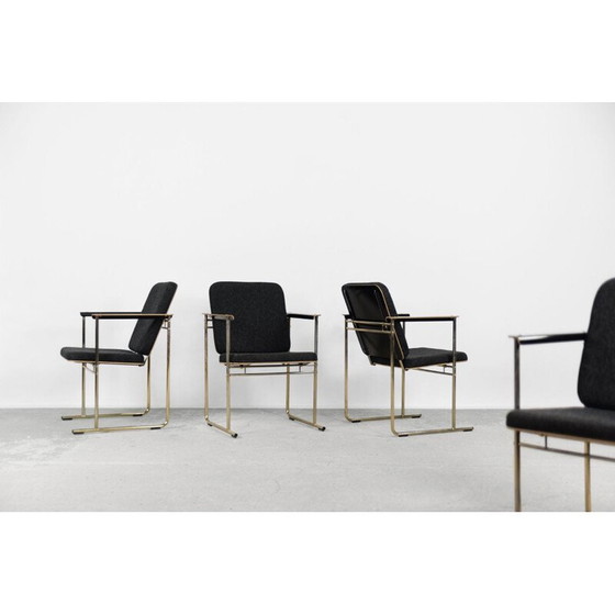 Image 1 of Set of 4 vintage Bauhaus Skaala armchairs by Yrjö Kukkapuro for Avarte, 1980s