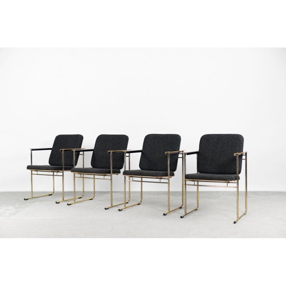 Image 1 of Set of 4 vintage Bauhaus Skaala armchairs by Yrjö Kukkapuro for Avarte, 1980s