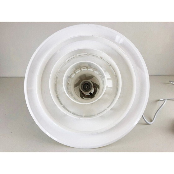 Image 1 of Vintage glossy plastic pendant lamp by Svend Middelboe for Nordisk Solar, 1970s