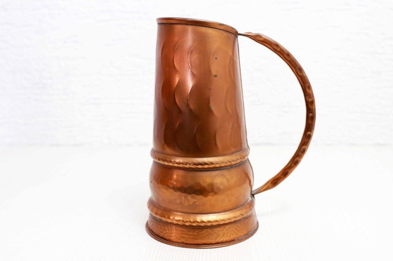 Image 1 of Duo of watering can and moldboard in copper 1960