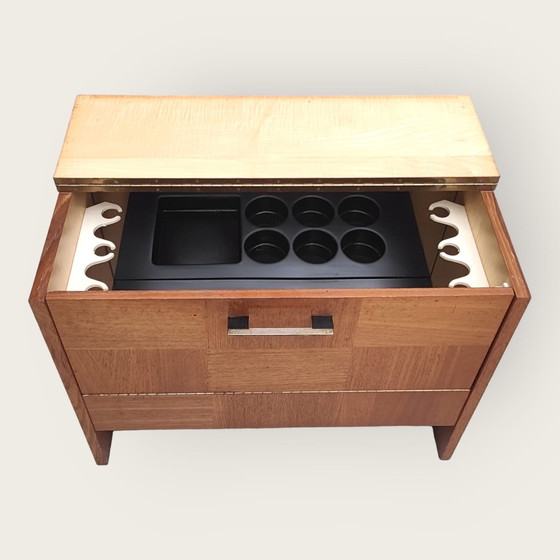 Image 1 of Mid Century bar cabinet