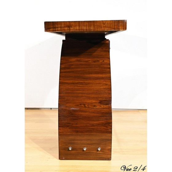 Image 1 of Vintage Art Deco console in rosewood veneer, 1930