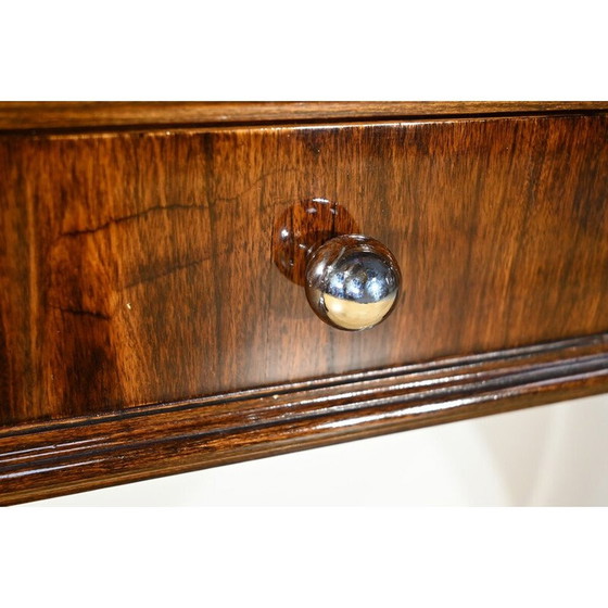 Image 1 of Vintage Art Deco console in rosewood veneer, 1930