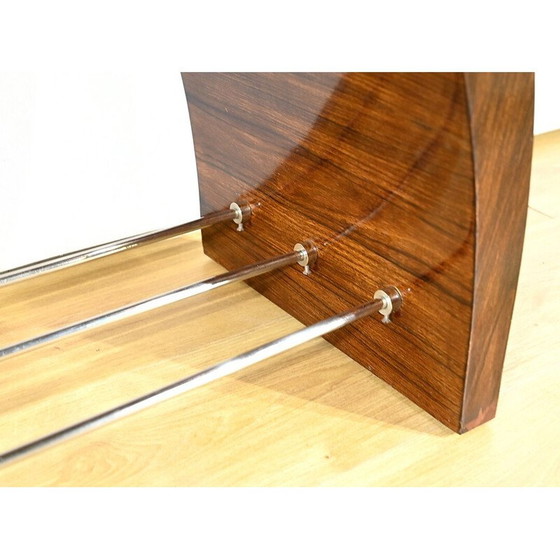 Image 1 of Vintage Art Deco console in rosewood veneer, 1930
