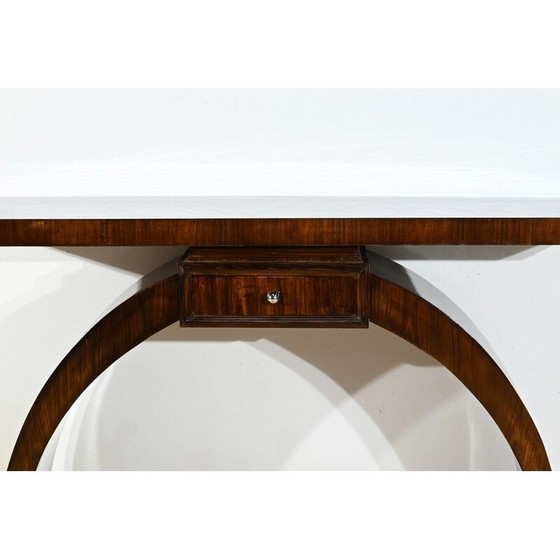 Image 1 of Vintage Art Deco console in rosewood veneer, 1930