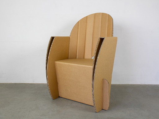 cardboard design armchair