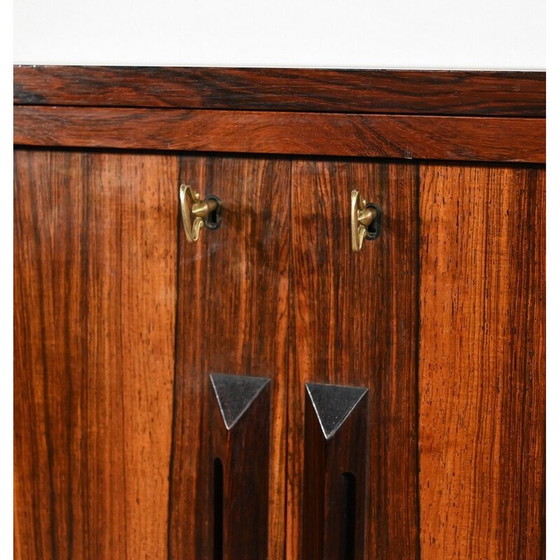 Image 1 of Vintage Rio rosewood rolling bar by Torbjørn Afdal for Bruksbo, Norway 1960