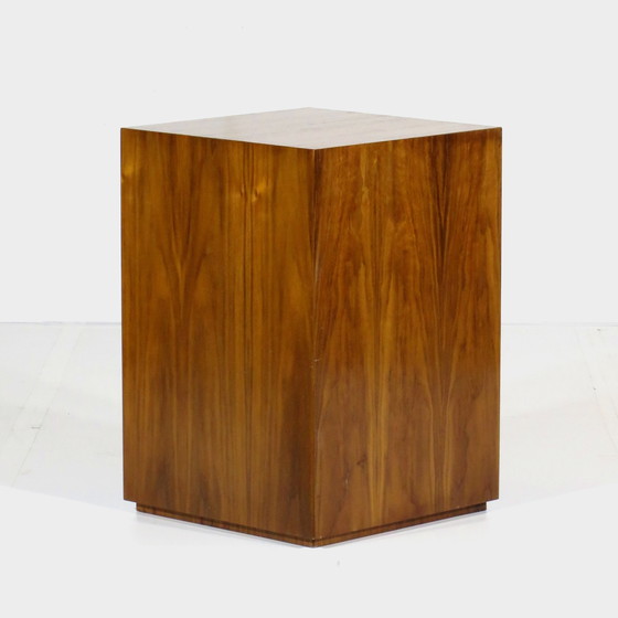 Image 1 of Art Deco walnut pedestal pedestal 1950s