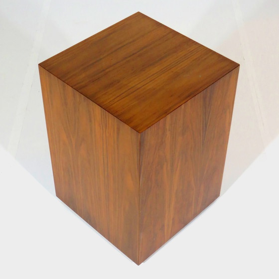 Image 1 of Art Deco walnut pedestal pedestal 1950s