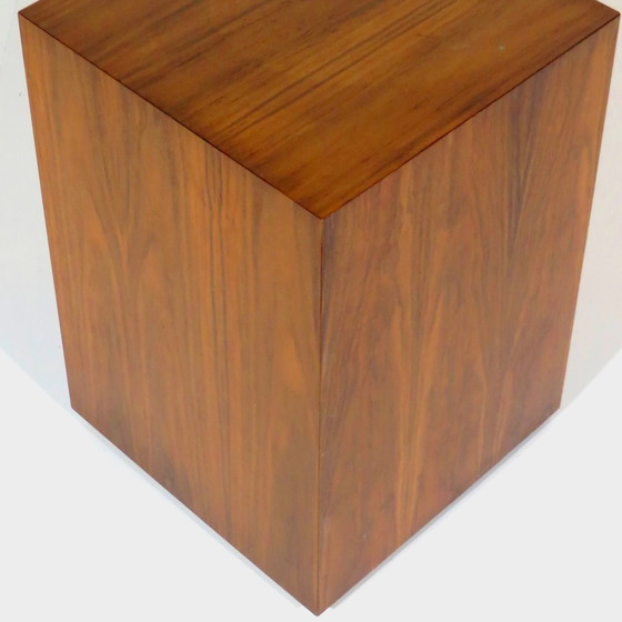 Image 1 of Art Deco walnut pedestal pedestal 1950s