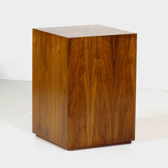 Image 1 of Art Deco walnut pedestal pedestal 1950s