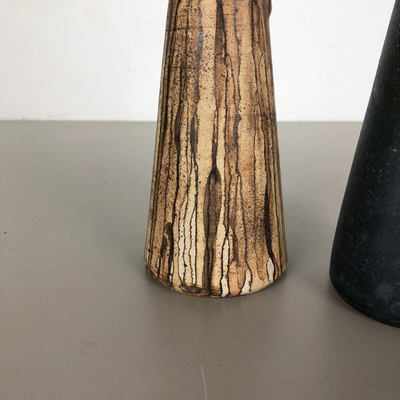Image 1 of Pair of vintage ceramic vases by Gerhard Liebenthron, Germany 1980