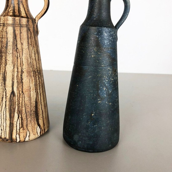 Image 1 of Pair of vintage ceramic vases by Gerhard Liebenthron, Germany 1980