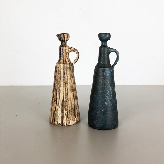 Image 1 of Pair of vintage ceramic vases by Gerhard Liebenthron, Germany 1980