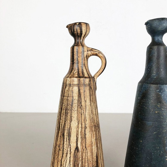 Image 1 of Pair of vintage ceramic vases by Gerhard Liebenthron, Germany 1980