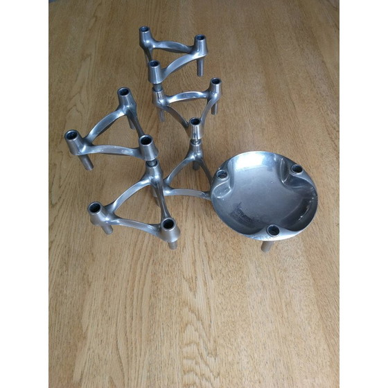 Image 1 of Set di candelieri vintage di Caesar Stoffi e Fritz Nagel, 1960