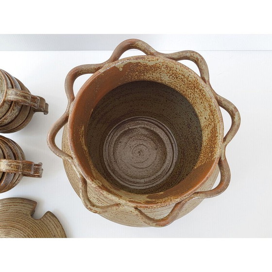 Image 1 of Vintage Keraluc stoneware punch set, 1970