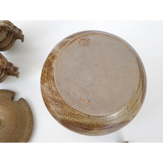 Image 1 of Vintage Keraluc stoneware punch set, 1970