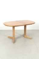 Table coulissante ovale vintage