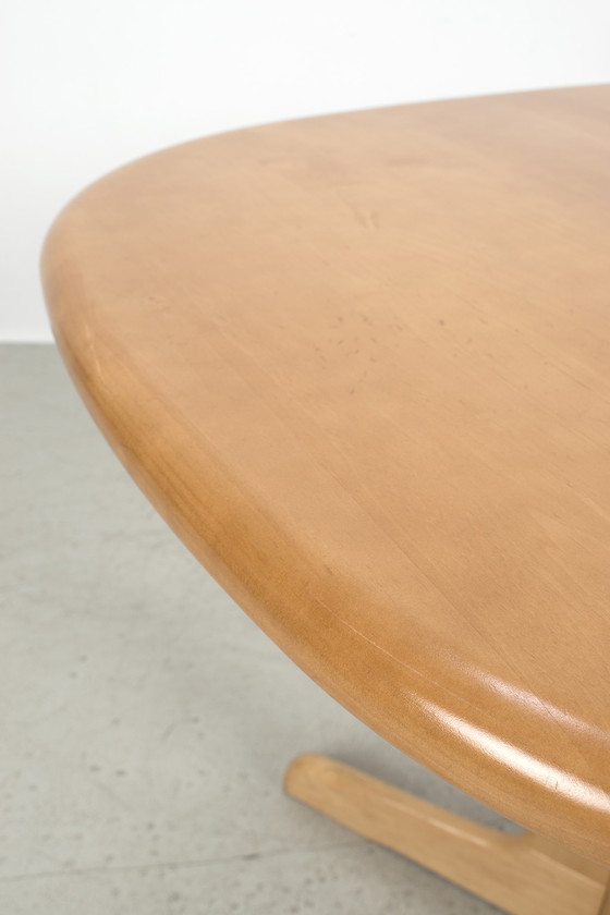 Image 1 of Table coulissante ovale vintage