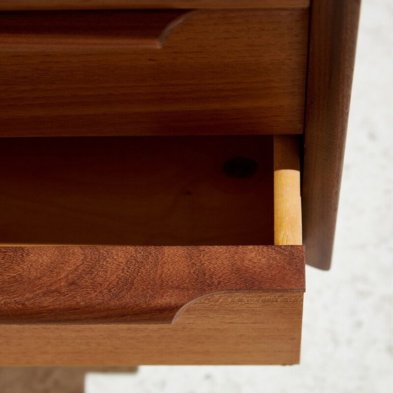 Image 1 of Vintage teak chest of drawers with 6 drawers, Denmark 1960