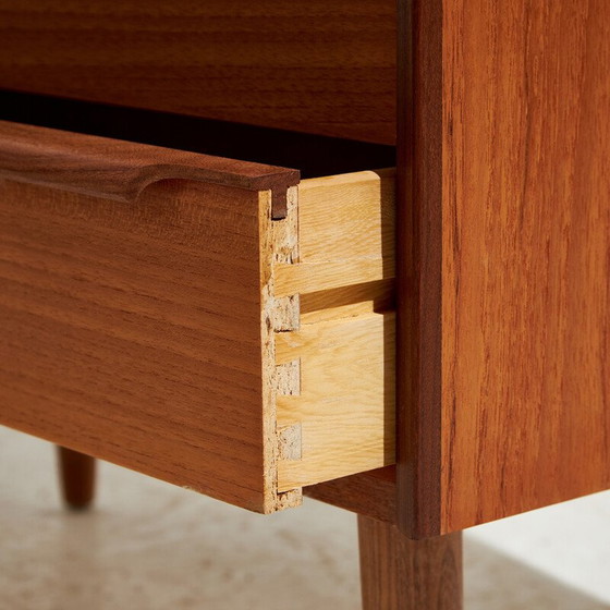 Image 1 of Vintage teak chest of drawers with 6 drawers, Denmark 1960