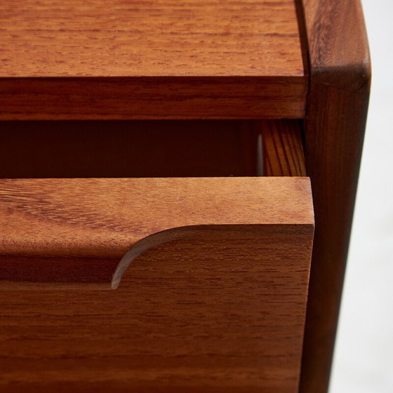 Image 1 of Vintage teak chest of drawers with 6 drawers, Denmark 1960
