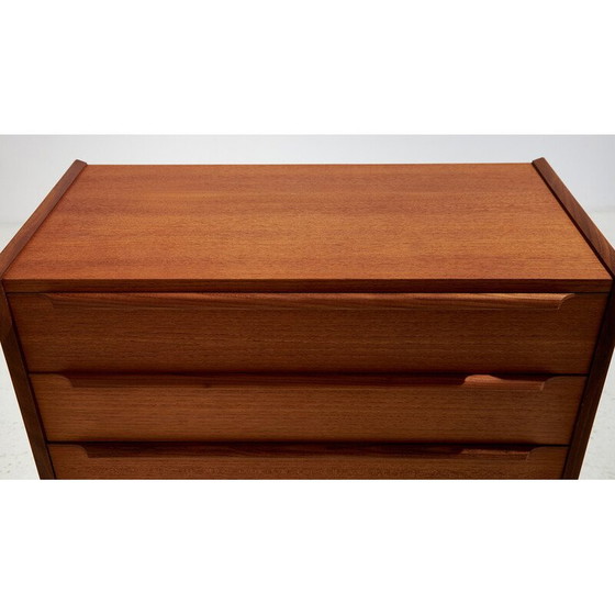 Image 1 of Vintage teak chest of drawers with 6 drawers, Denmark 1960