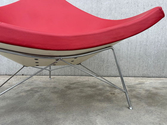 Image 1 of JEU DE 2 CHAISES EN COCONUT VITRA GEORGE NELSON