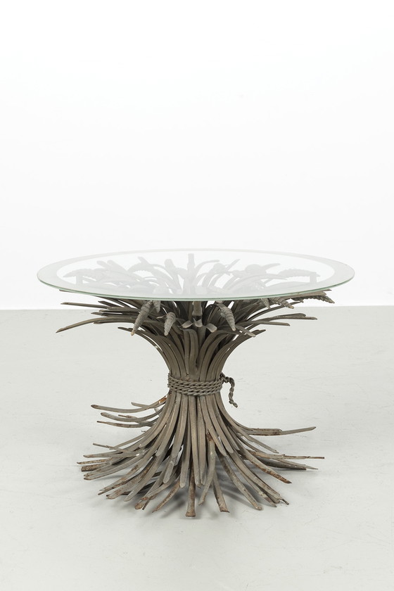 Image 1 of Vintage wheat sheaf coffee table