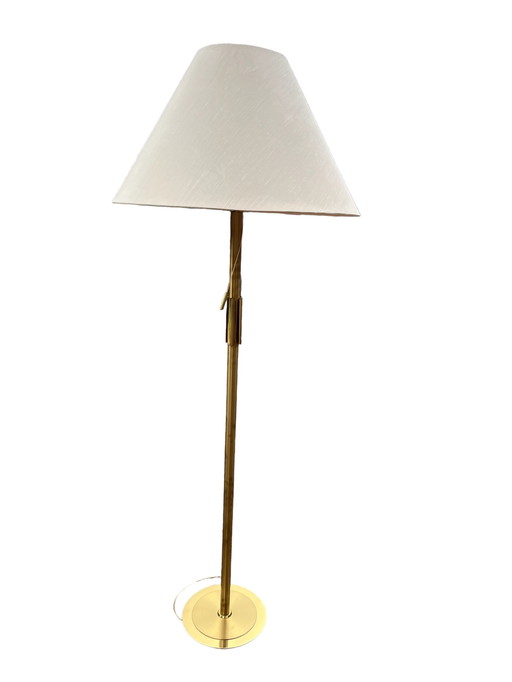 B + w Leuchten lampadaire vintage en laiton x 2