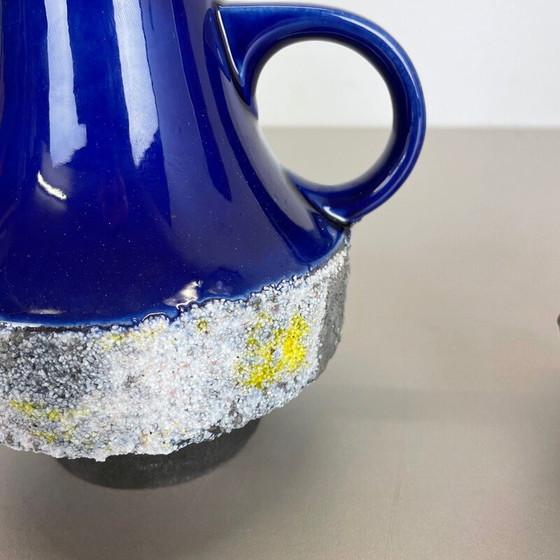 Image 1 of Coppia di vasi vintage in ceramica "Ufo" di Heinz Siery per Carstens Tönnieshof, Germania, anni '70