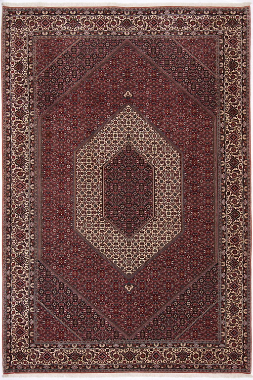 Original Hand-Knotted Persian Rug Bidjar Takab Very Fine Knotted 301 X 202 Cm Top Condition