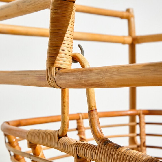Image 1 of Vintage bamboo cradle, 1960