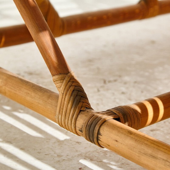 Image 1 of Vintage bamboo cradle, 1960
