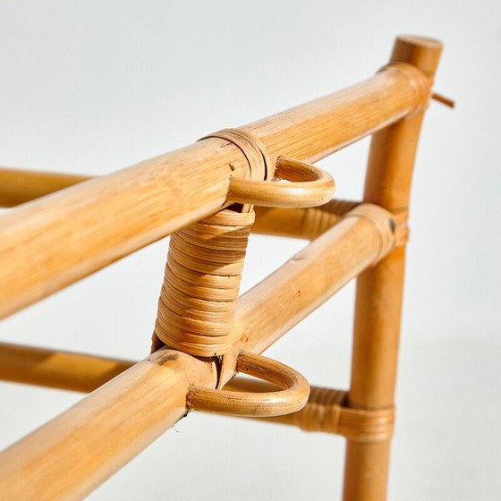Image 1 of Vintage bamboo cradle, 1960