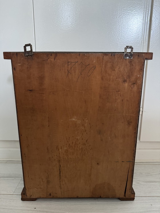 Image 1 of Art Deco Antique Wall Medicine Cabinet With Lock