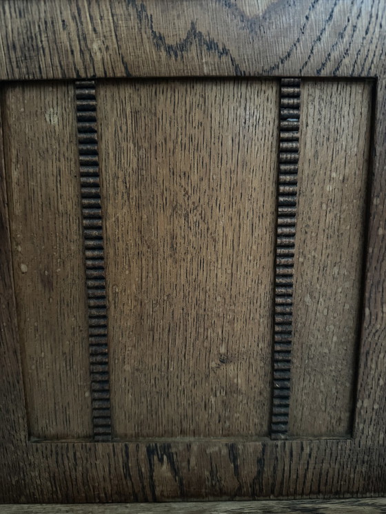 Image 1 of Art Deco Antique Wall Medicine Cabinet With Lock