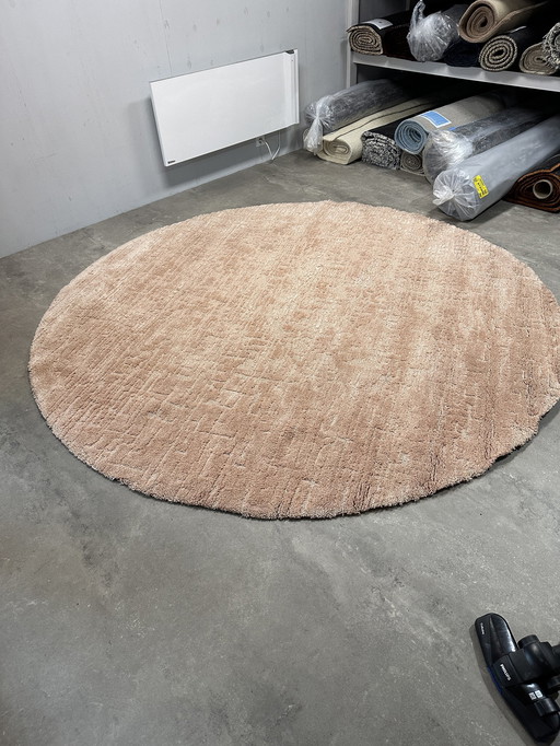 Wool Rug Brink En Campman Twinset Pink 250 Round