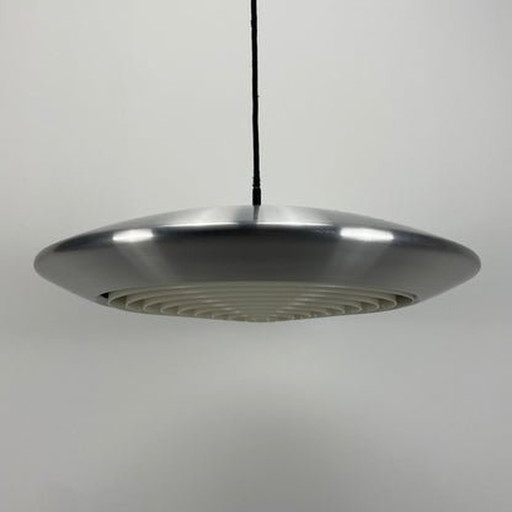 Mist & Mørup Diskos Pendant Lamp - Silver - By Jo Hammerborg - 1960