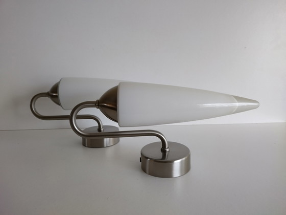 Image 1 of Wall lights - Glass Cone - Vintage