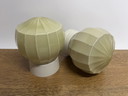 Set di 2 lampade da soffitto Thabur vintage, linee eleganti Art Déco