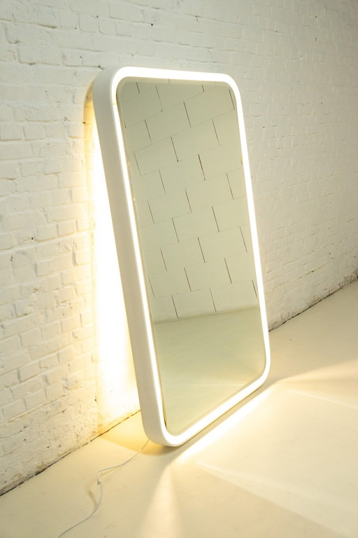 Full mirror with light By Crb Italia