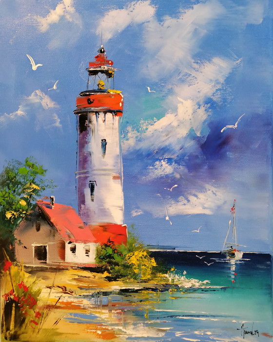 Image 1 of Alfred Aniol "Lighthouse"