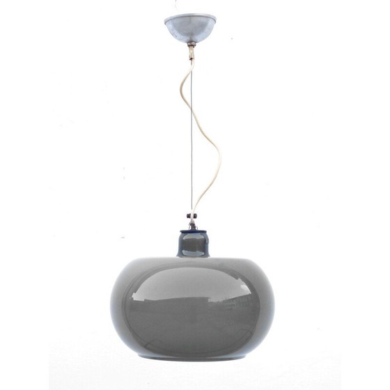 Image 1 of Lampada da soffitto vintage in vetro Alessandro Pianon Lumen Italia 1960
