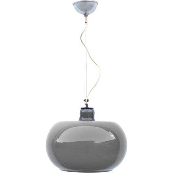 Image 1 of Lampada da soffitto vintage in vetro Alessandro Pianon Lumen Italia 1960