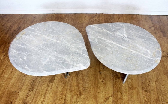 Image 1 of 2x marble coffee tables 