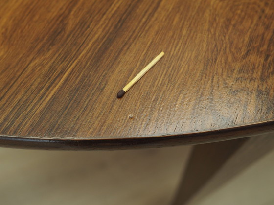 Image 1 of Round Rosewood Table, Danish Design, 1970S, Production: Denmark