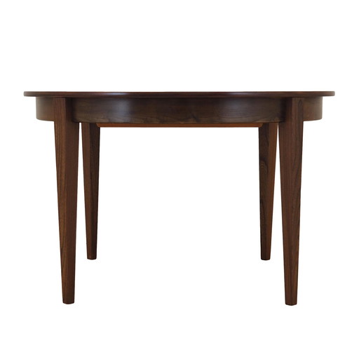 Round Rosewood Table, Danish Design, 1970S, Production: Denmark