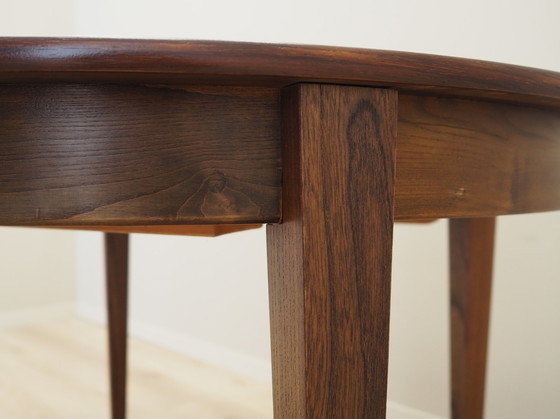 Image 1 of Round Rosewood Table, Danish Design, 1970S, Production: Denmark